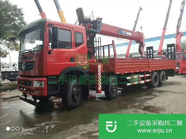 陜西出售二手東風(fēng)前四后八12噸隨車吊