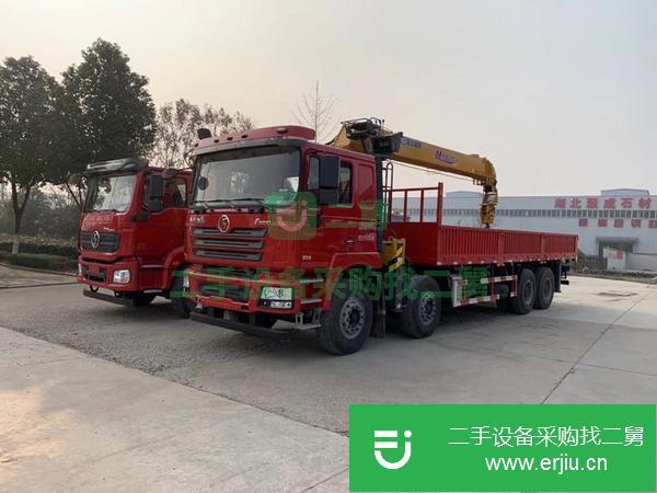 四川出售二手后八輪陜汽德龍吊車