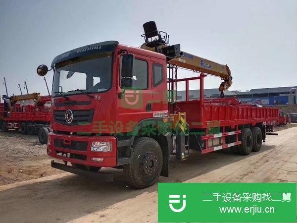 湖北出售二手東風T5后八輪隨車吊