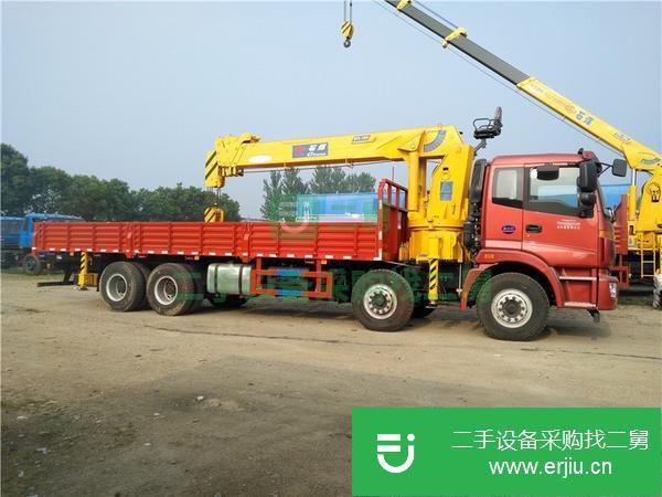 重慶出售二手福田前四后八16噸隨車吊