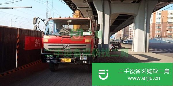 山西出售二手東風前二后八10噸隨車吊