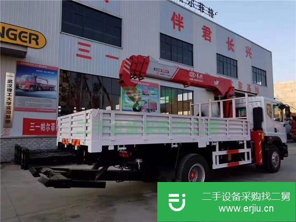 湖北出售二手東風8噸隨車吊