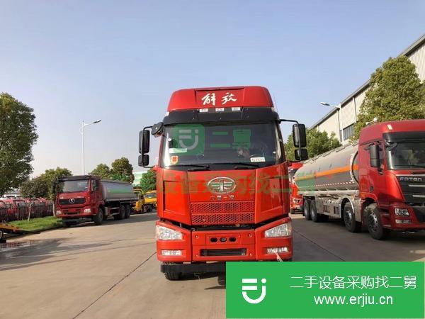 安徽出售二手解放前四后八鋁合金油罐車