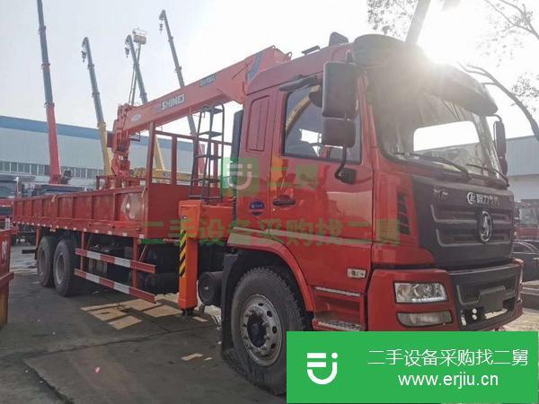 山東出售二手軒德后八輪12噸隨車吊