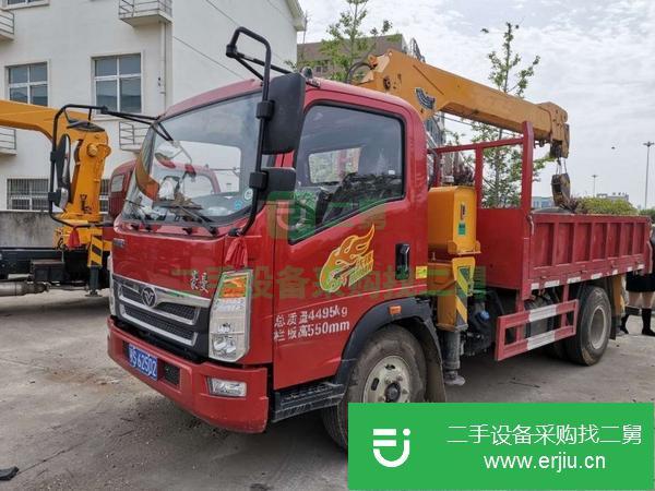 湖南出售二手重汽豪曼5噸隨車吊