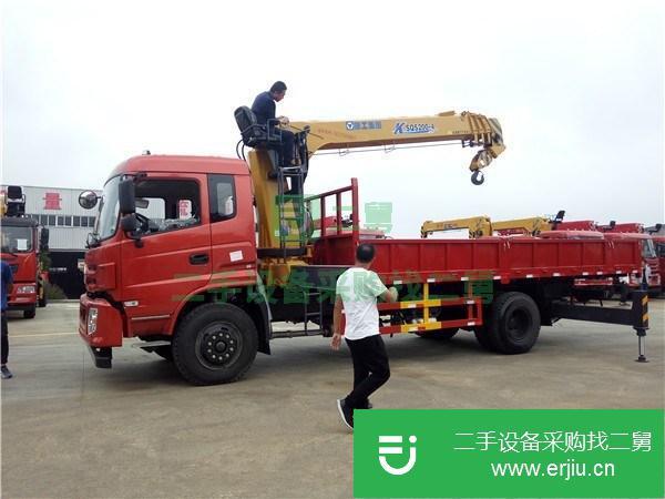 廣西出售二手東風10噸隨車吊