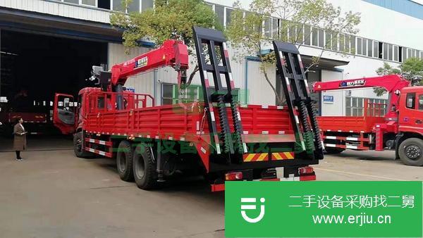湖北出售二手東風牌后八輪隨車吊