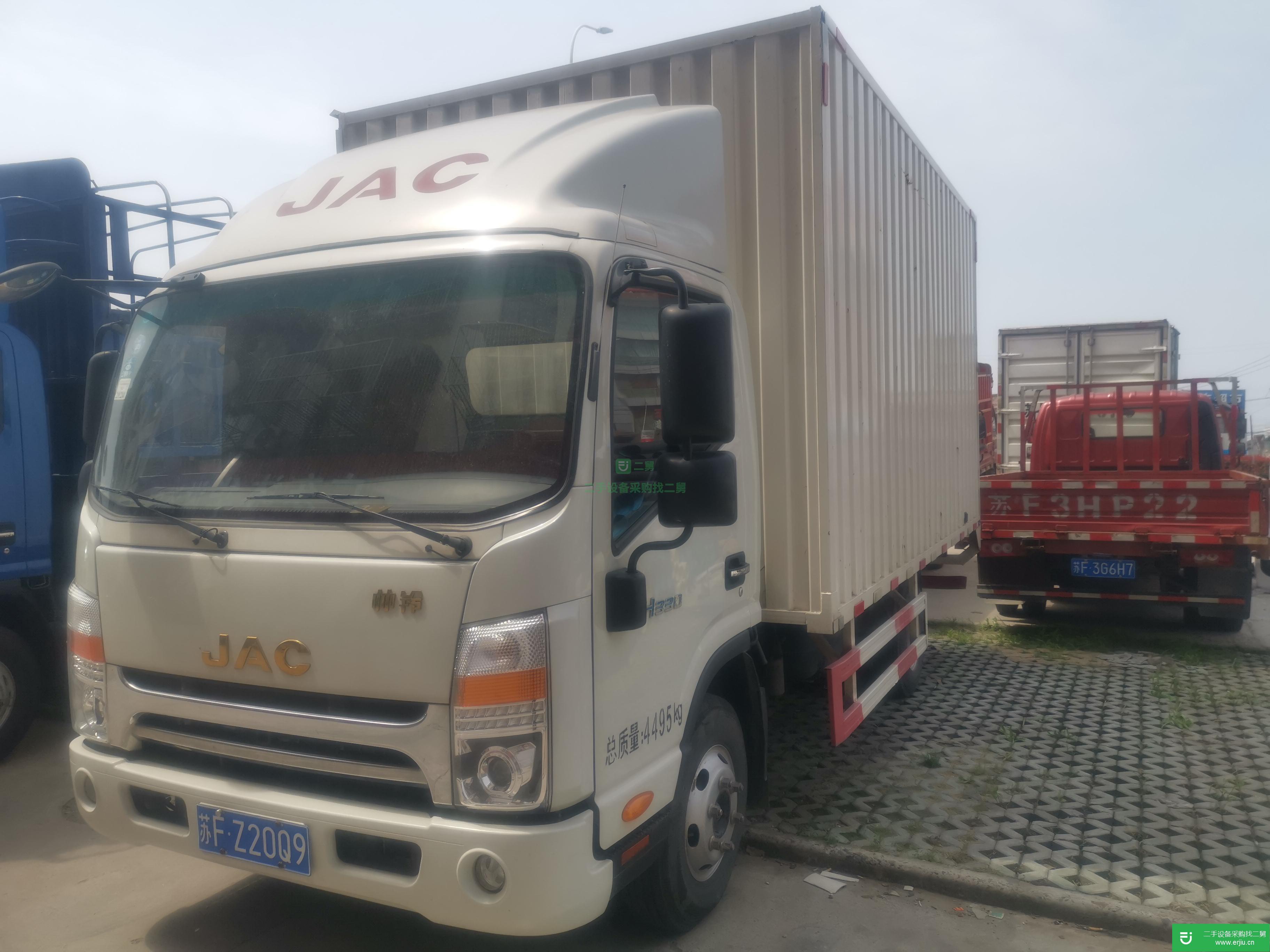 江蘇出售二手江淮帥鈴箱式貨車