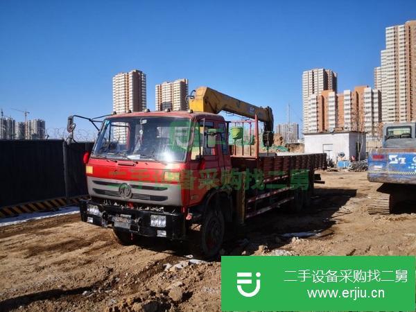 山西出售二手東風前二后八10噸隨車吊
