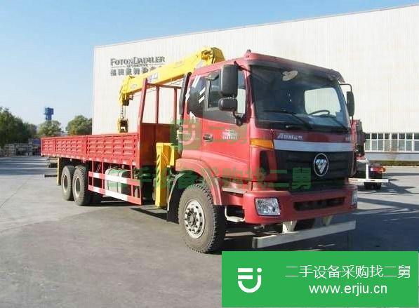 湖北出售歐曼后雙橋10噸吊車