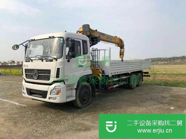 湖北出售二手后八輪隨車吊