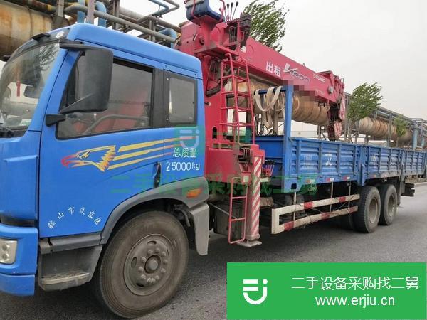 湖南出售二手解放底盤，古河12噸吊車