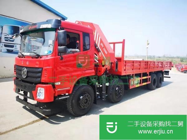 湖北出售二手東風前四后八隨車吊