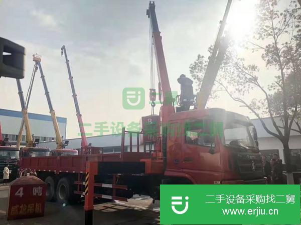 河南出售二手十二噸四節臂隨車吊