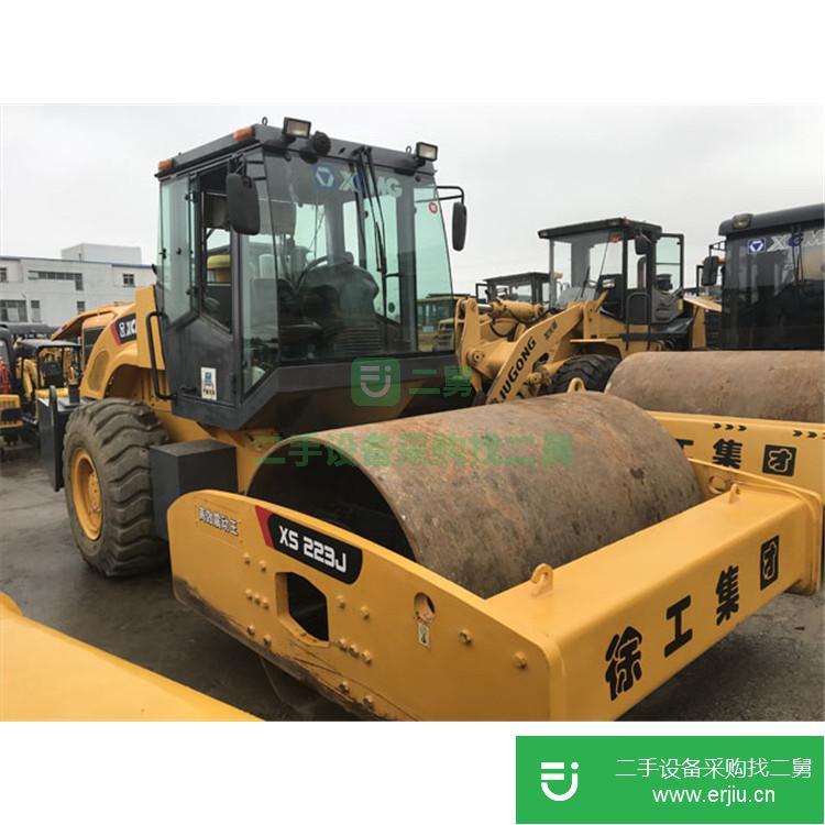 山東出售二手22噸徐工壓路機