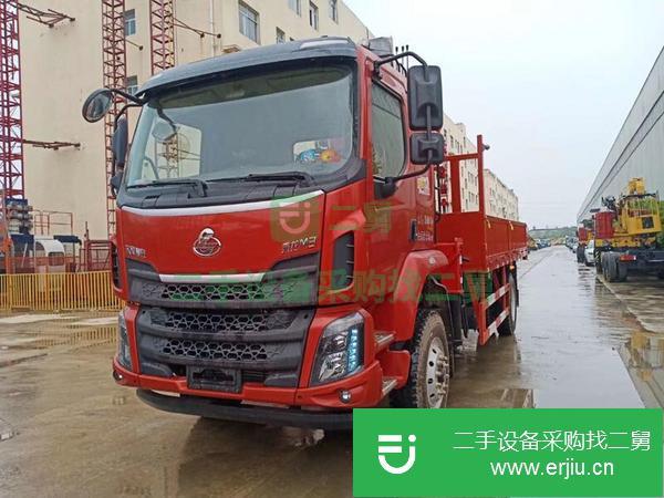 遼寧出售二手柳汽乘龍10噸4節臂隨車吊