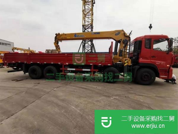江西出售東風天龍吊車  前四后八315馬力   徐工14噸4節(jié)臂