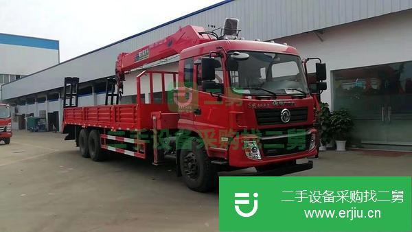 湖北出售二手東風牌后八輪隨車吊