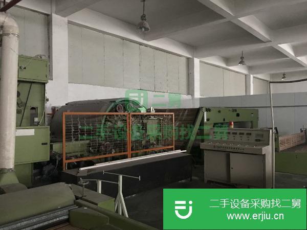 江蘇出售1550梳理機帶鋪網機，3米被子線