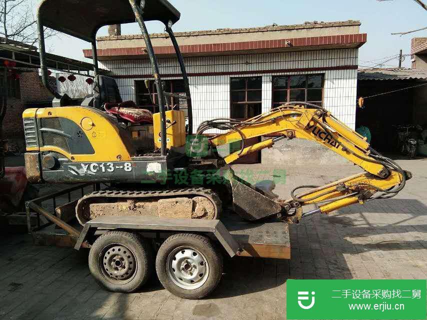 山西出售二手玉柴YC13-6挖掘機