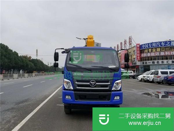云南出售二手福田5噸黃牌隨車吊