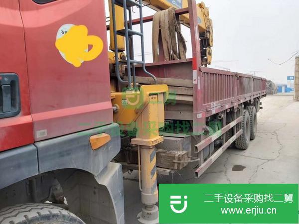 湖北出售二手14噸隨車吊