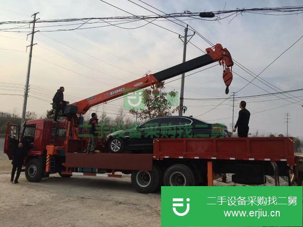 浙江出售二手12噸隨車吊陜汽240馬力國五