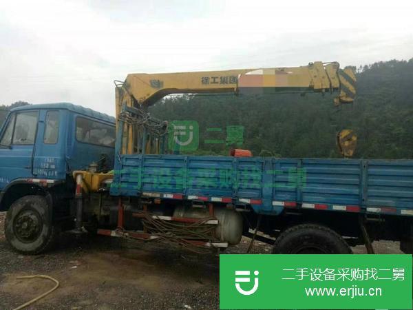 湖北出售二手4噸徐工隨車吊