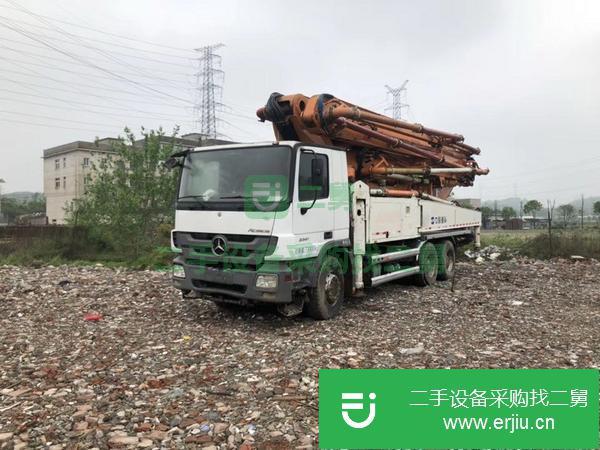 湖南出售13年中聯奔馳49米泵車一臺