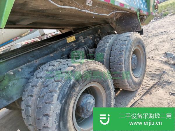 湖北出售二手精品陜汽德龍自卸車 后八輪環(huán)保綠