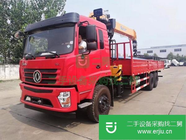 湖北出售二手東風(fēng)后八輪12噸隨車吊
