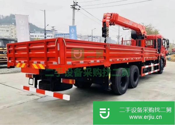 湖北出售二手九成新東風天龍后八輪隨車吊