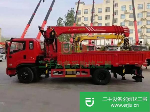 貴州出售二手三一8噸隨車吊