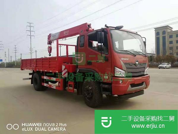 四川出售二手國六福田瑞沃8噸隨車吊
