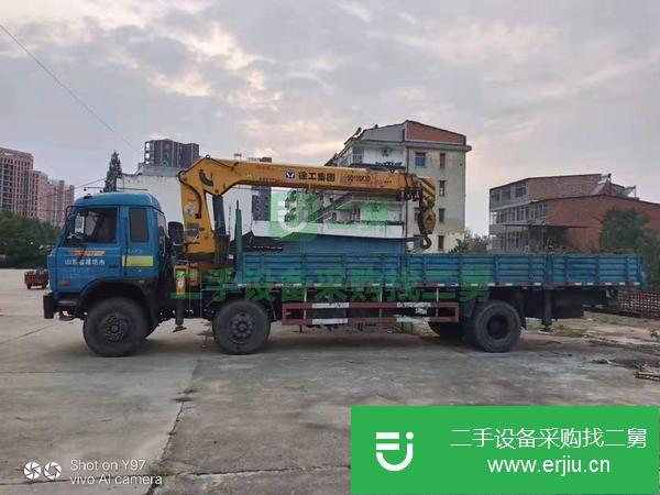 湖北出售二手東風8噸隨車吊