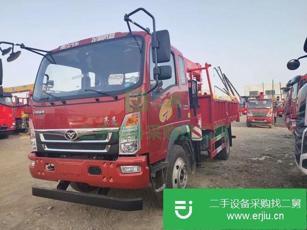 安徽出售重汽豪曼吊車，130馬力，5檔變速箱，3900短軸距，貨箱尺寸4300mm