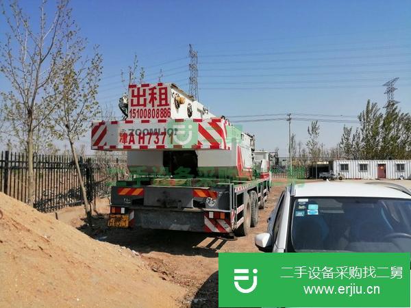 河北出售轉讓中聯吊車一臺，原車原版沒事故手續脫審多年