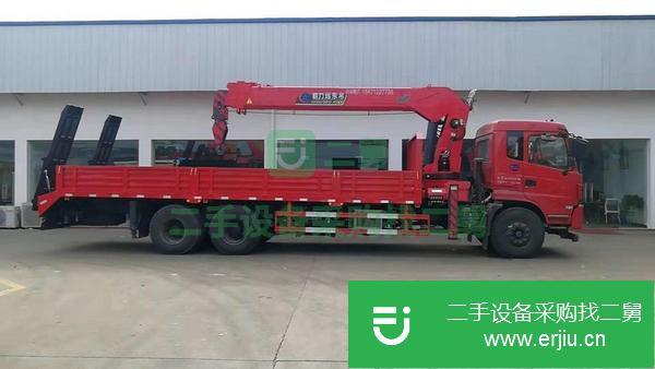 湖北出售二手東風牌后八輪隨車吊