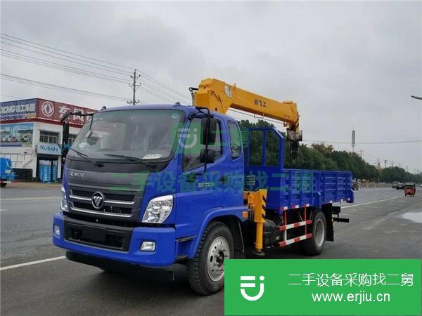 云南出售二手福田5噸黃牌隨車吊