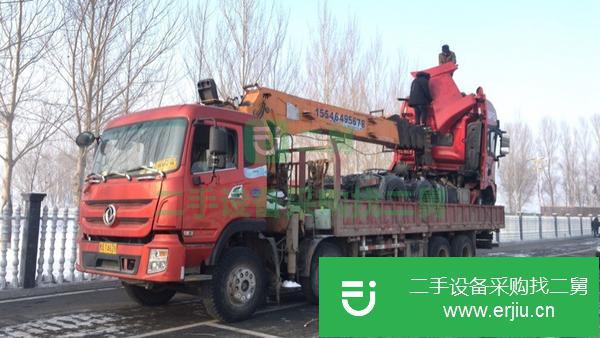 黑龍江出售二手20噸隨車吊