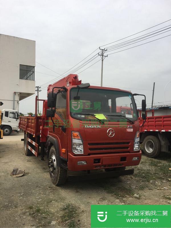 四川出售二手大運5噸隨車吊