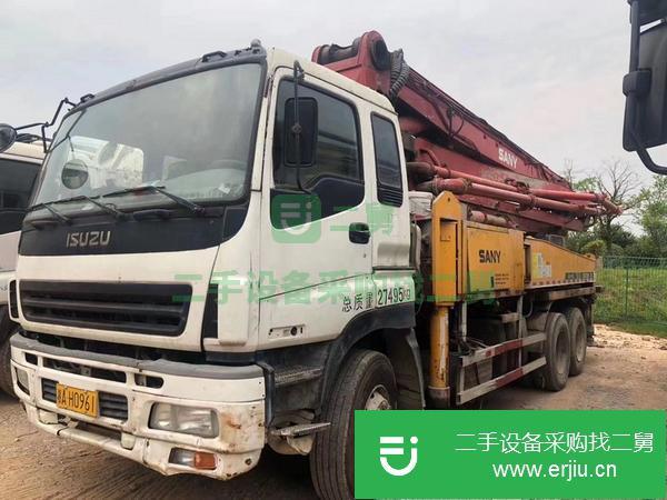 湖南出售二手三一37米泵車
