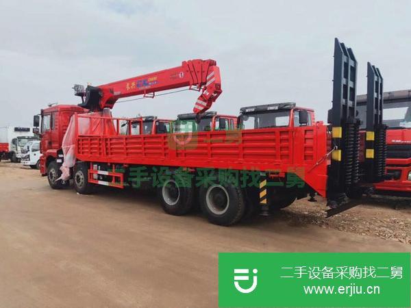 河南出售陜汽德龍前四后八吊車可拉挖機