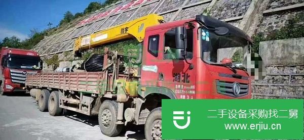 湖北出售二手16噸隨車吊