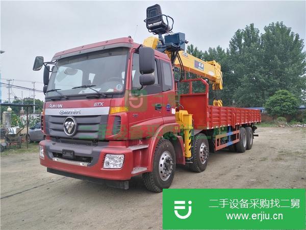 浙江出售二手福田前四后八16噸隨車吊