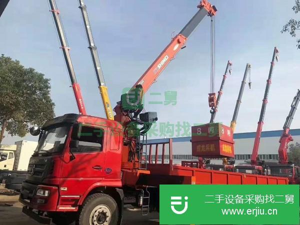 河南出售二手十二噸四節臂隨車吊