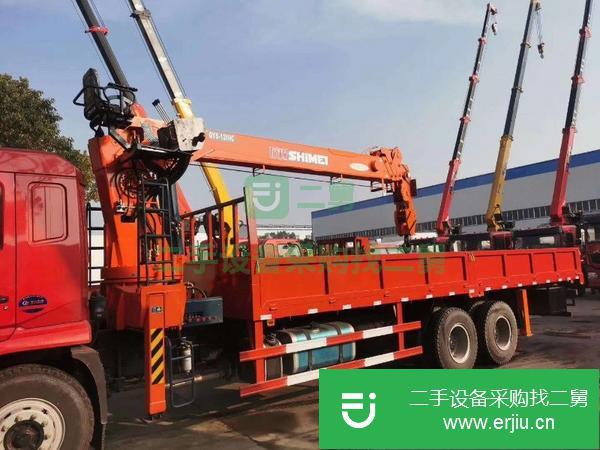 山東出售二手軒德后八輪12噸隨車吊