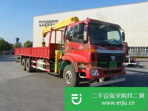 湖北出售歐曼后雙橋10噸吊車