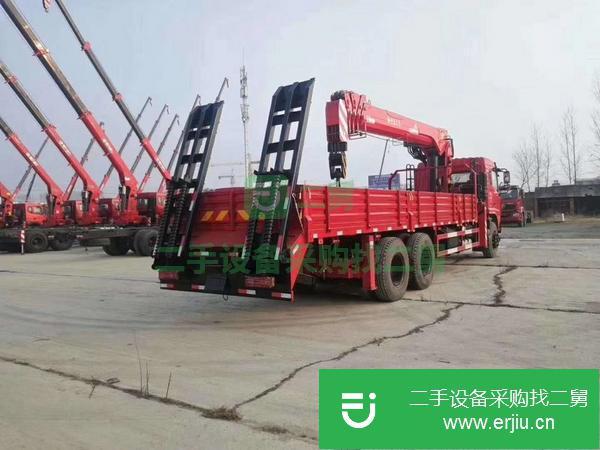 湖北出售二手12旽隨車吊