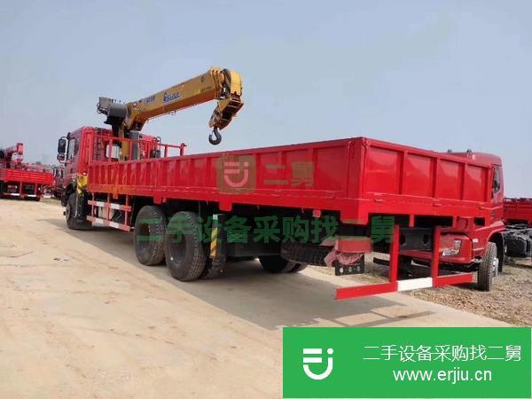 湖北出售二手東風T5后八輪隨車吊